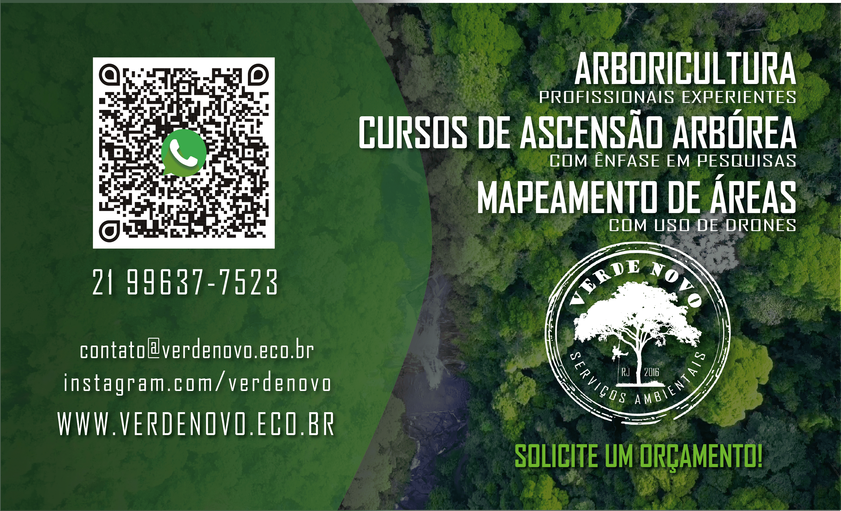 Imagem com contato, site e redes sociais.